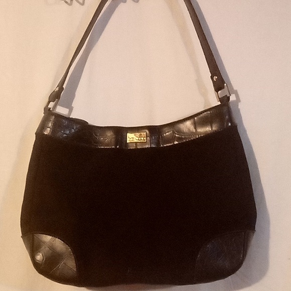 Black Cornell over the shoulder purse - Picture 2 of 4